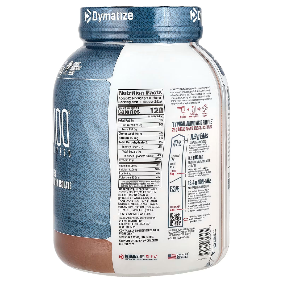 Dymatize ISO 100 1.3lb Cookies & Cream