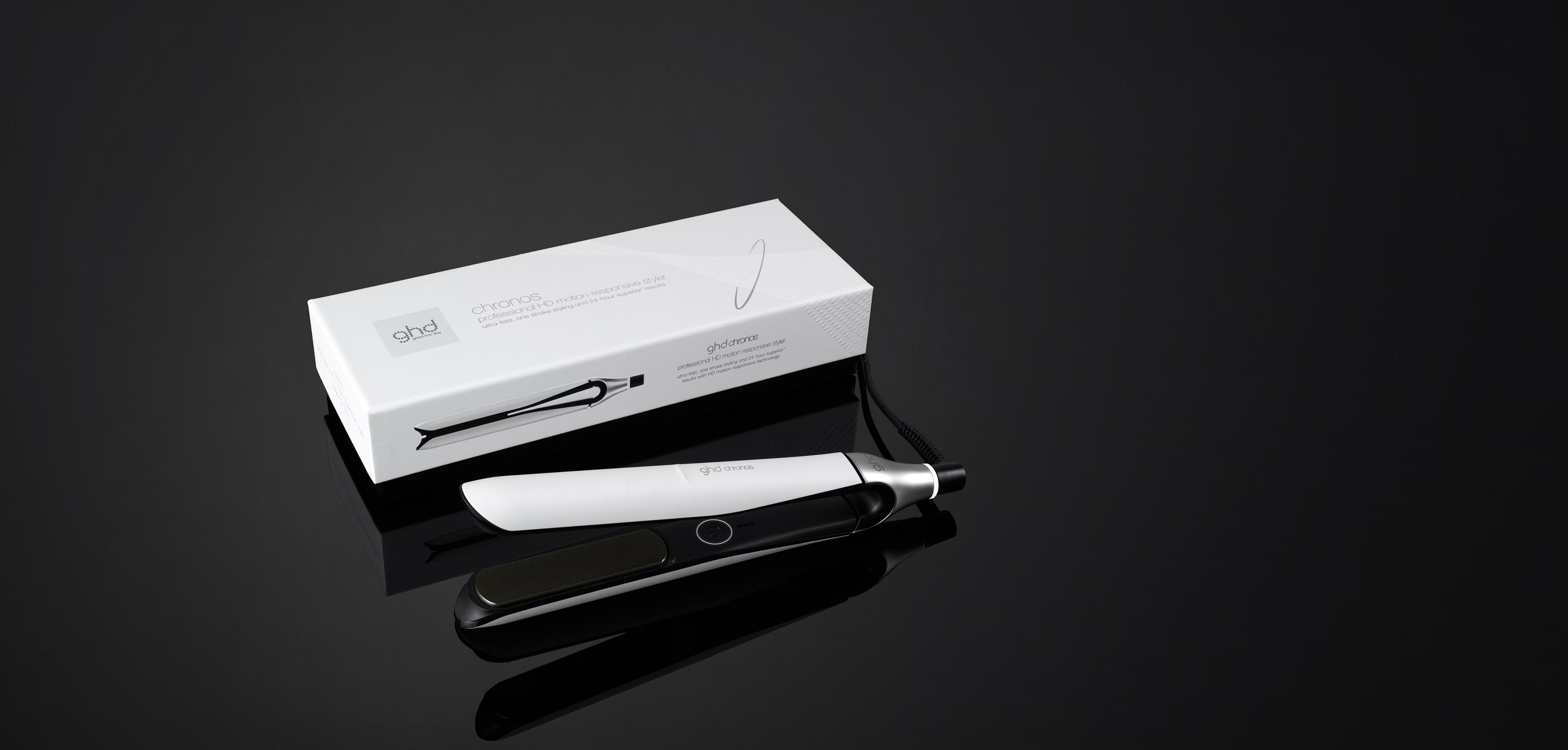 GHD Chronos Hair Straightener - White