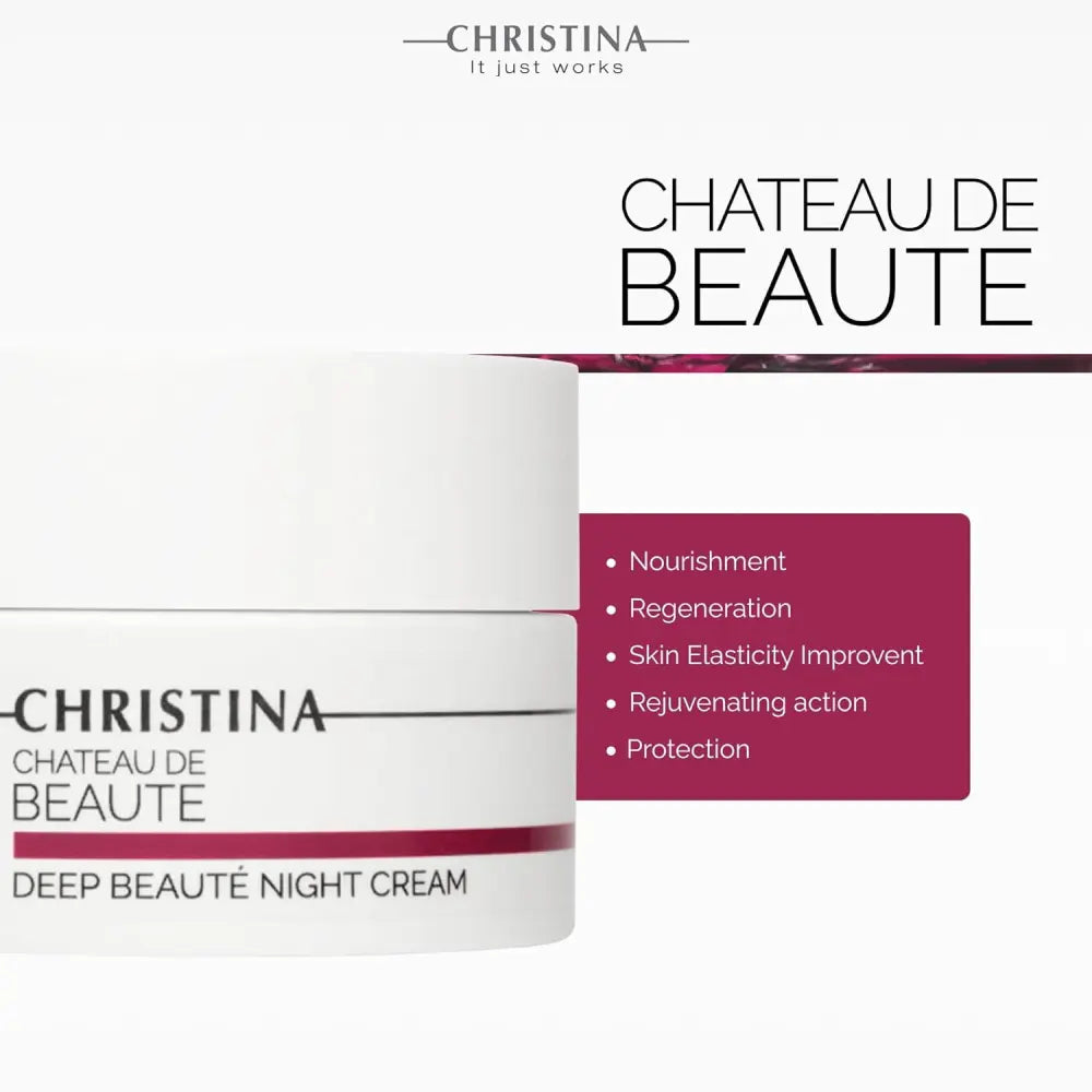 CHRISTINA CHATEAU DE BEAUTE | DEEP BEAUTE NIGHT CREAM 50 ML
