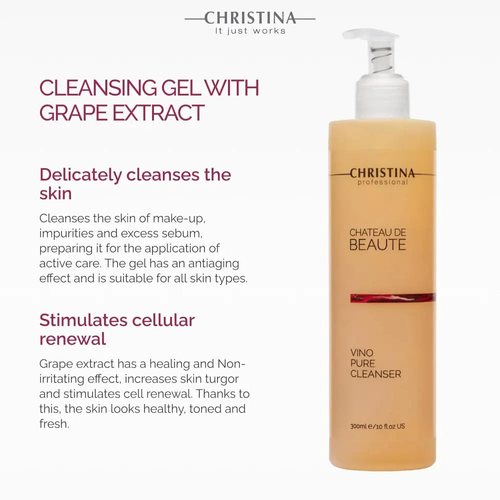 CHRISTINA CHATEAU DE BEAUTE | VINO PURE CLEANSER 300 ML