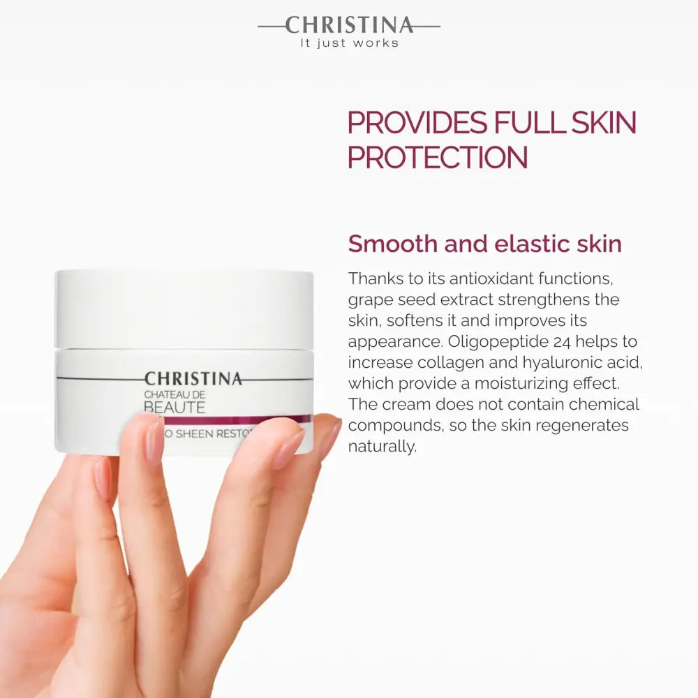 CHRISTINA CHATEAU DE BEAUTE | VINO SHEEN RESTORING CREAM 50 ML