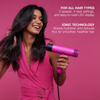 Elchim hair dryer - Anemos V2 Ultra-Light Professional Pink Purple