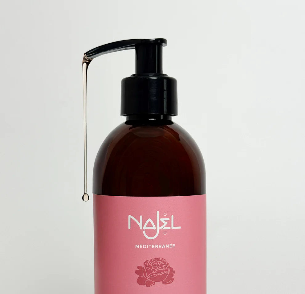Najel Organic Aleppo Soap Shower Gel Damscus Rose