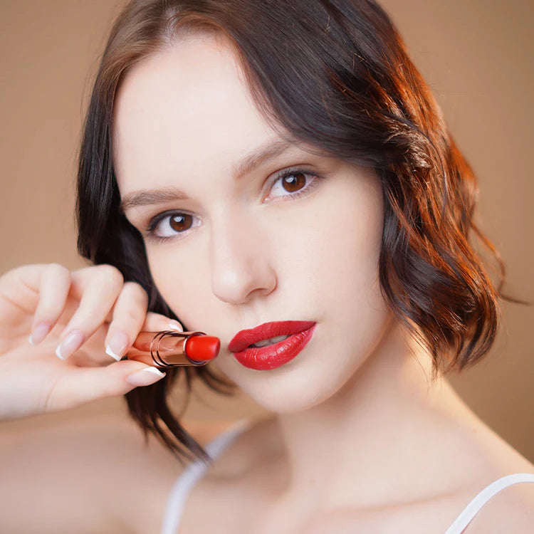 SKIN Story Scarlet Lipstick Clean Beauty lip Color