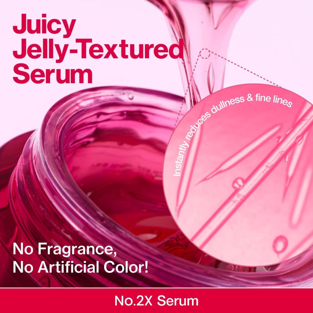 Numbuzin No.2 Rose PDRN Collagen 2X Plumping Serum + Collagen Shot 30ml