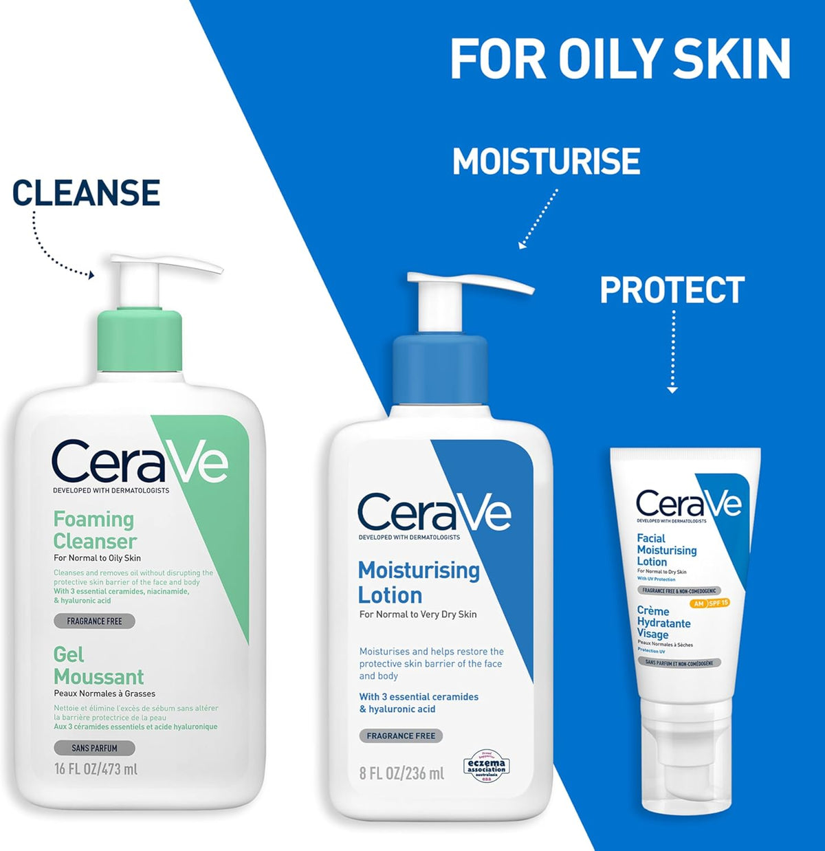 Cerave foaming cleanser 473ml