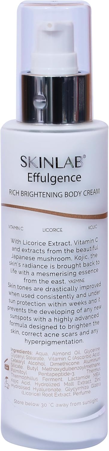 SKINLAB EFFULGENCE WHITENING BODY CREAM 120ML