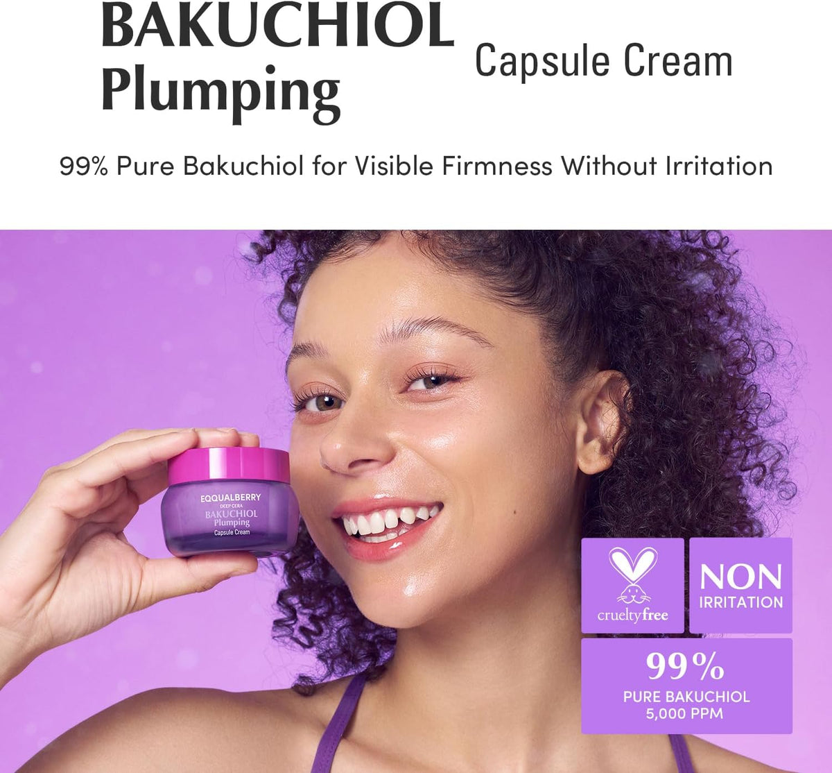 Eqqualberry Bakuchiol Plumping Capsule Cream 50ml