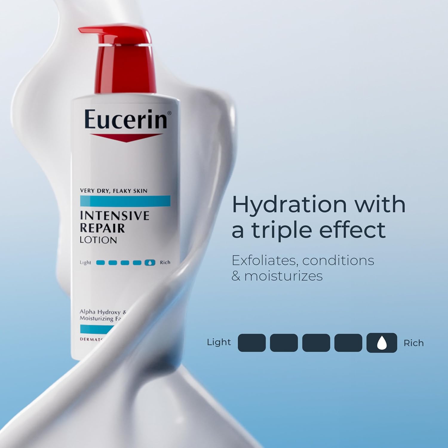 Eucerin Intensive Repair Lotion - Rich Lotion for Very Dry, Flaky Skin 500ml
