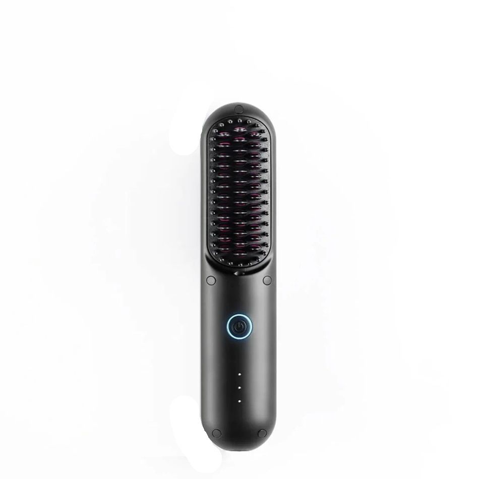 TYMO Porta Cordless Portable Hair Straightening Brush - Black