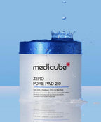 Medicube Zero Pore Pads 2.0 Calming Toner 70 Pads for Exfoliation and Minimizing Pores 155G