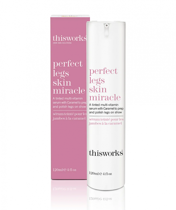 thisworks perfect legs skin miracle product and packaging on a white background