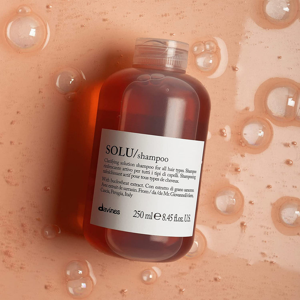 Davines Solu Clarifying Shampoo 250 ml – Deep-Cleanse Build‑Up Remover