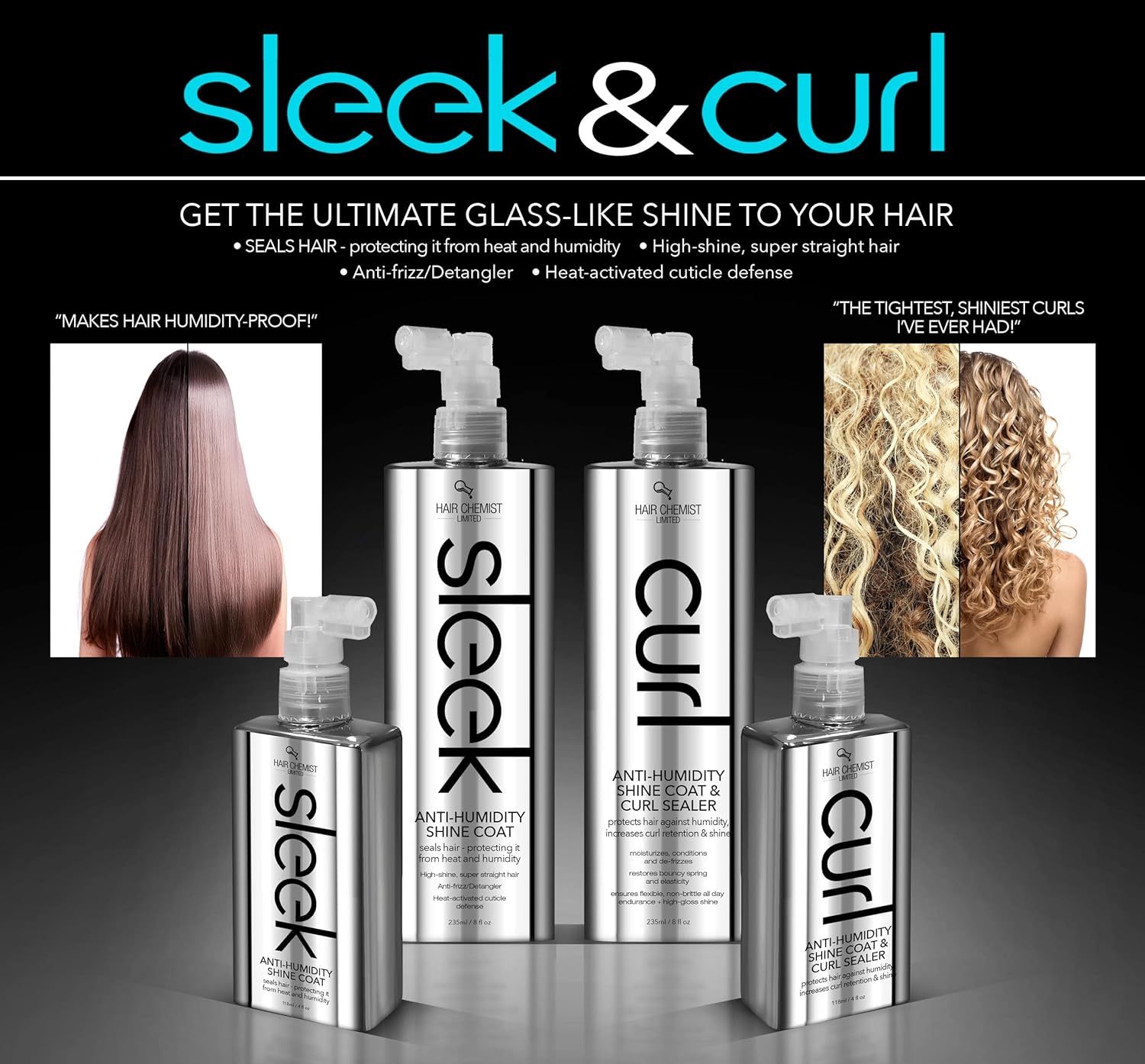 Hair Chemist Curl Anti-humidity Curl Sealer Spray 237ML