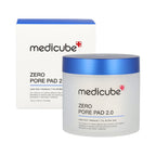 Medicube Zero Pore Pads 2.0 Calming Toner 70 Pads for Exfoliation and Minimizing Pores 155G