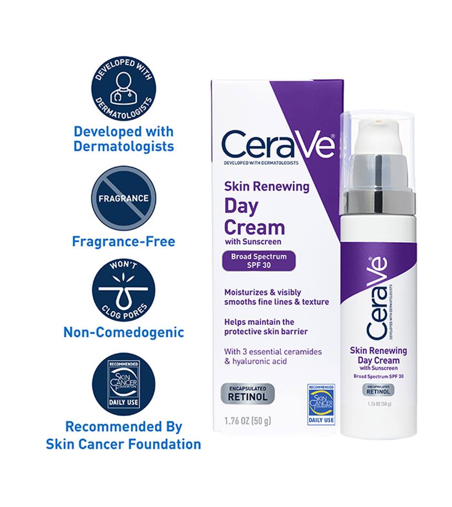 CeraVe Skin Renewing SPF30 Day Cream 50g