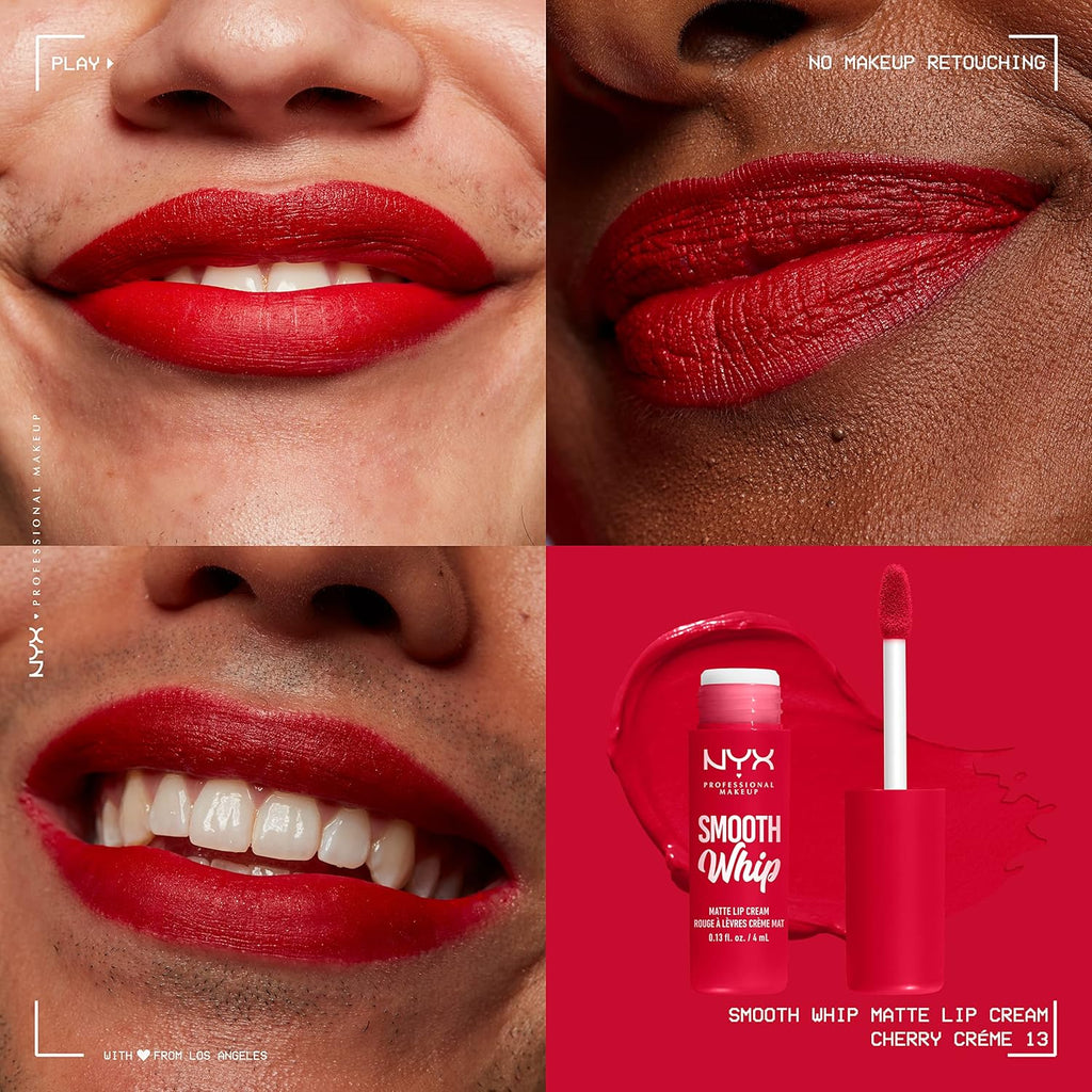 NYX Professional Makeup Smooth Whip Matte Liquid Lipstick 4ml - cherry crème