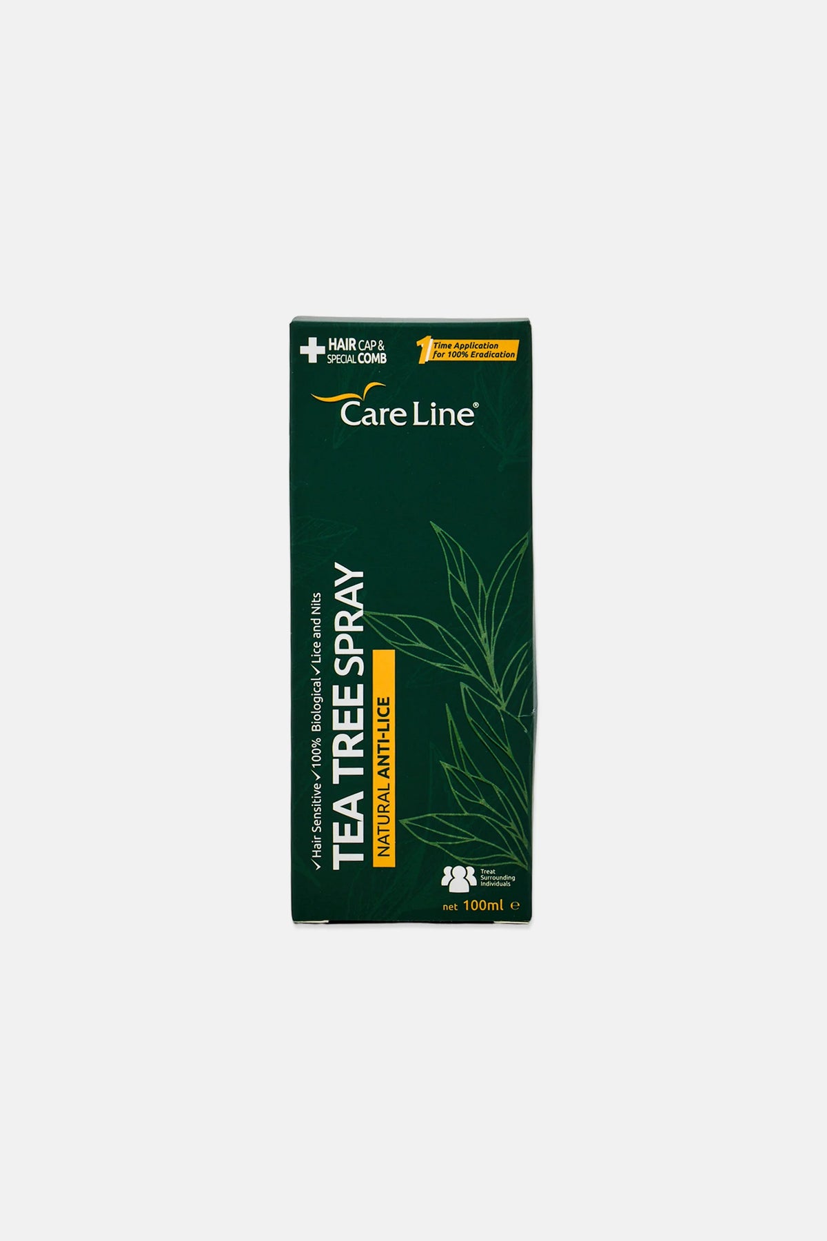 Care Line Natural Anti Lice – Tea Tree Spray 100ml