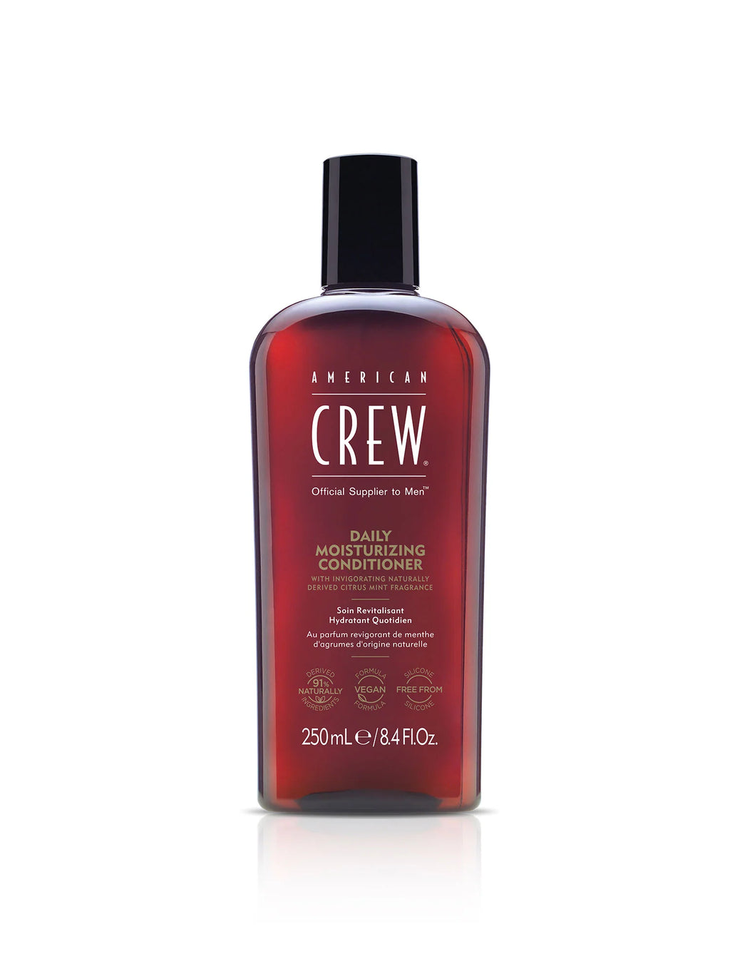 American Crew daily moisturizing conditioner bottle on a white background