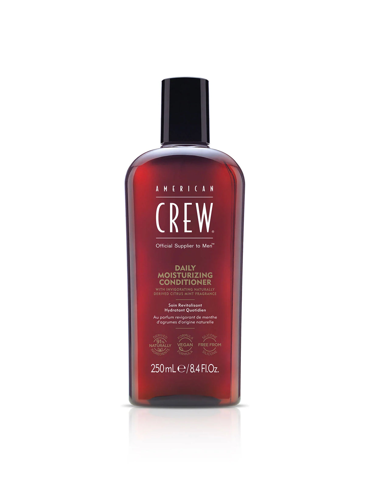 American Crew daily moisturizing conditioner bottle on a white background