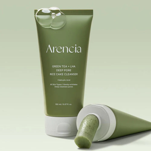 ARENCIA Green Tea LHA Deep Pore Rice Cake Cleanser 150g