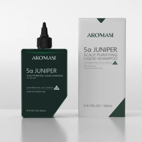 AROMASE 5α Juniper Scalp Purifying Liquid Shampoo 260 ml