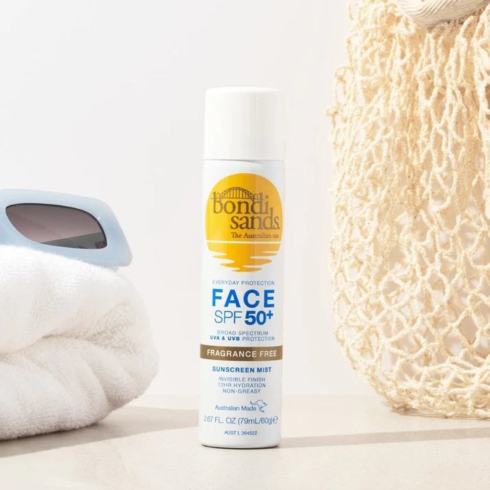 Bondi Sands SPF50+ Fragrance Free Face Mist 60g