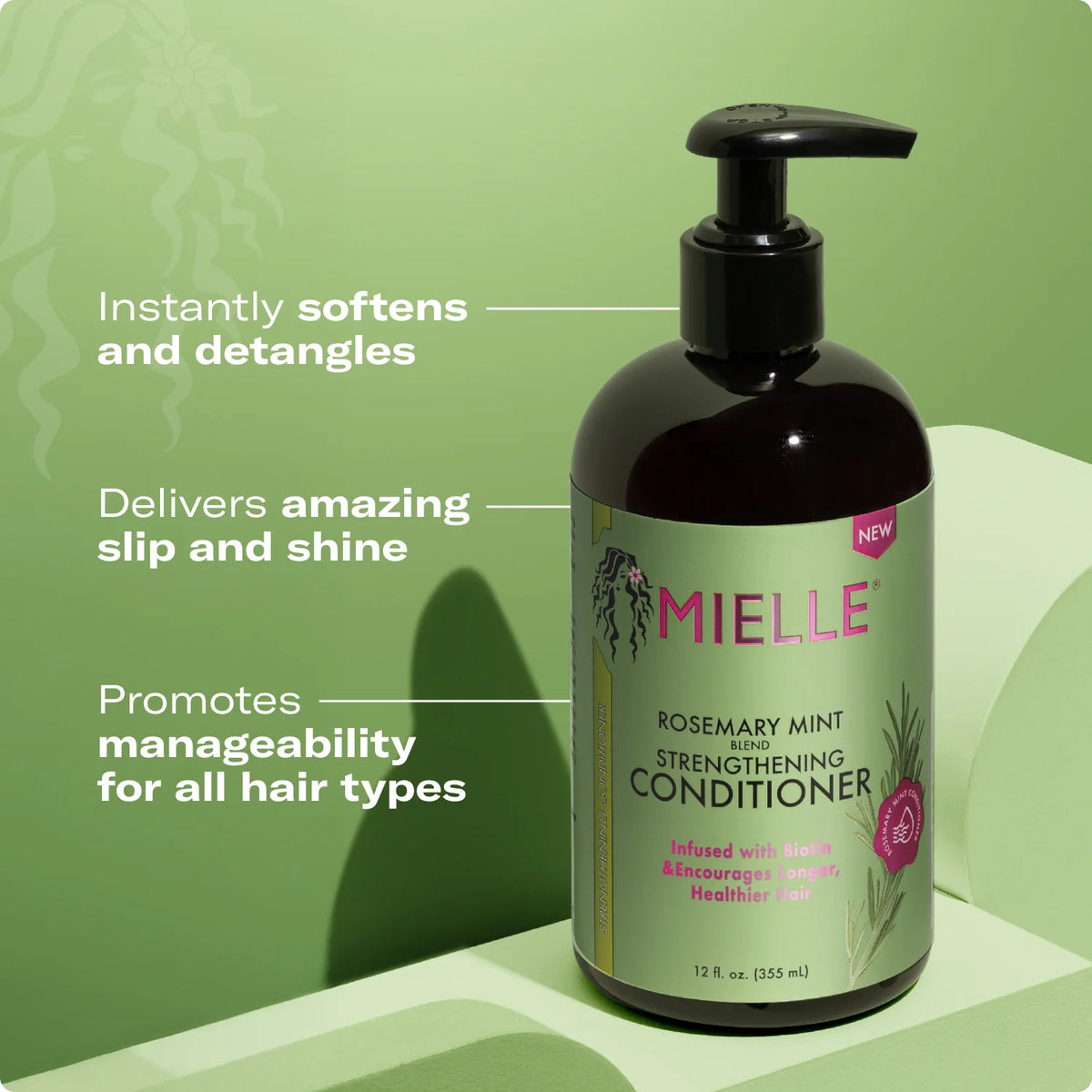 Mielle Rosemary Mint Strength Conditioner 355ml