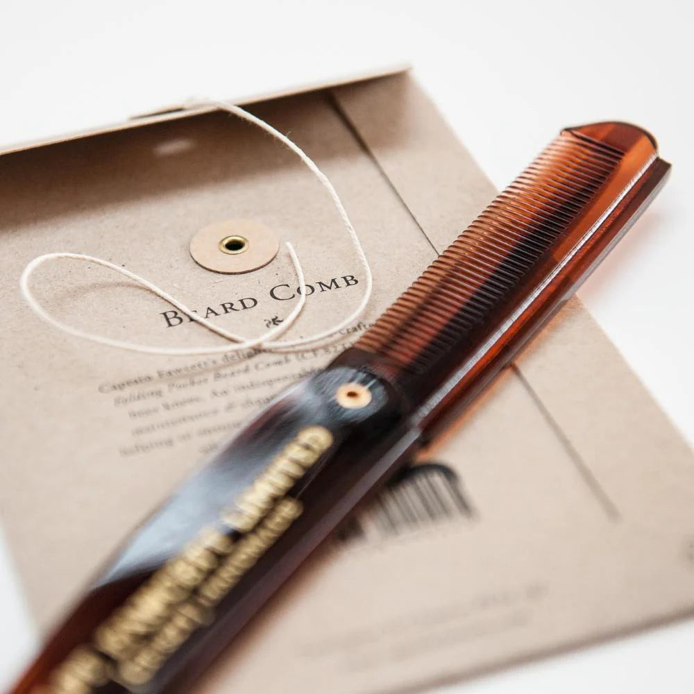 Captain Fawcett’s Folding Pocket Beard Comb