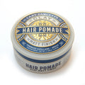 Jar of Capt. Fawcett's Hair Pomade with decorative label on a white background