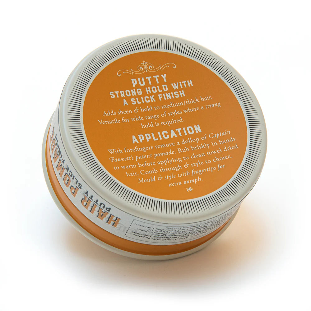 Captain Fawcett’s Putty Pomade Strong Hold with Slick Finish 100g