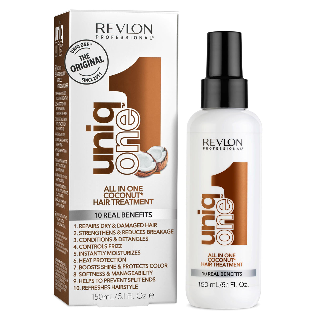 Revlon Uniq One 10 in 1 Leave-In Hair Treatment Coconut 150ML