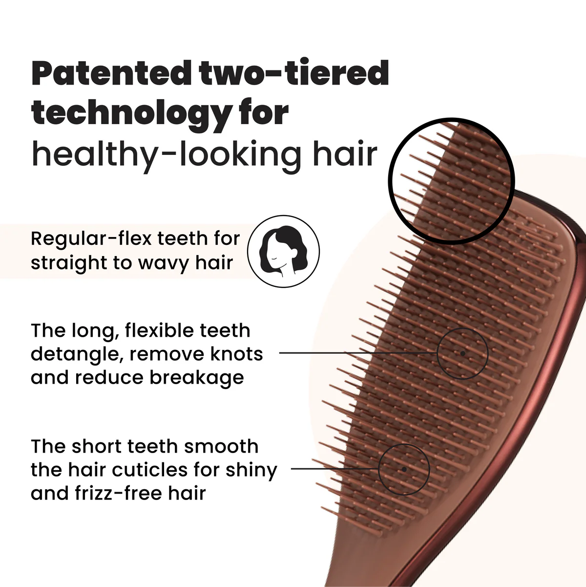 Tangle Teezer Special Edition Detangling Hairbrush Chocolate Bronze
