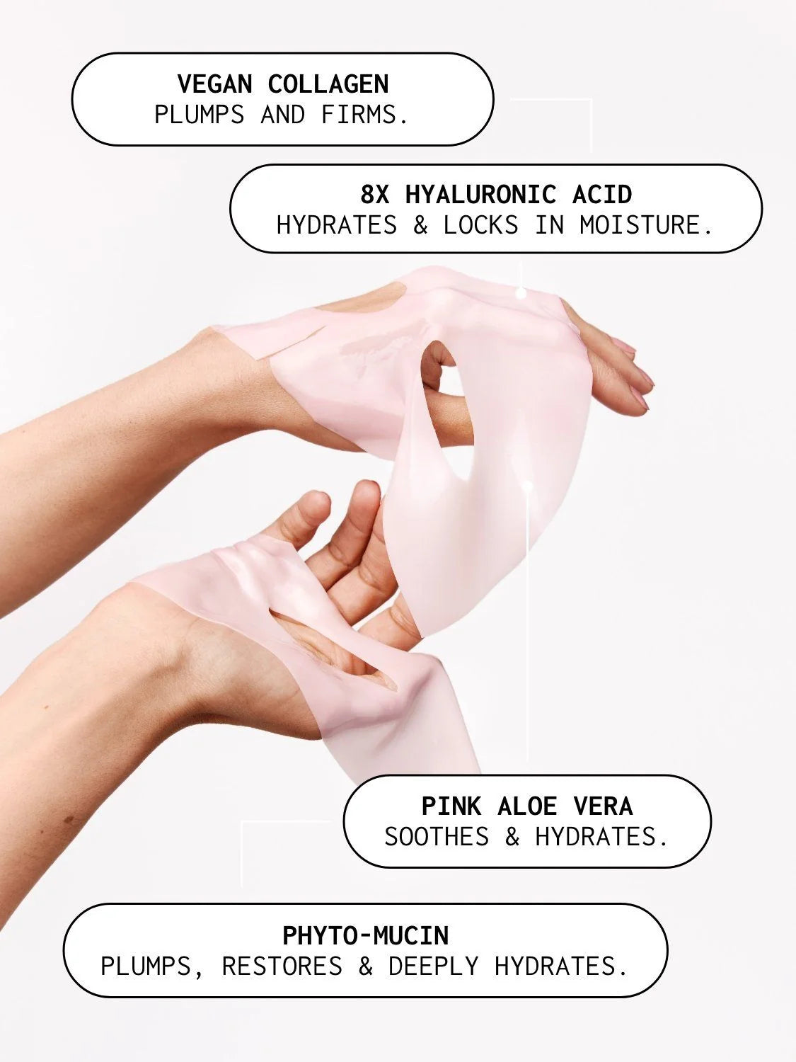 XLASH Collagen Hydrogel Hyal Mask 1PC
