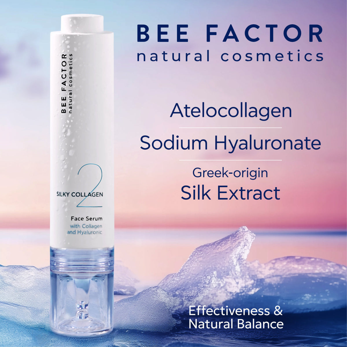 Bee Factor Natural Cosmetics Silky Collagen Face Serum 30 ml