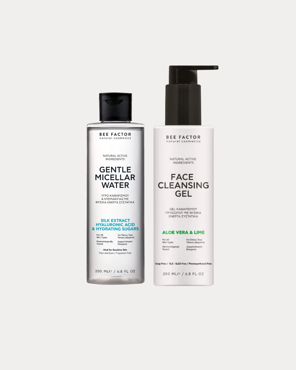 Bee Factor Daily Reset Kit Gentle Micellar Water & Face Cleansing Gel 200ml