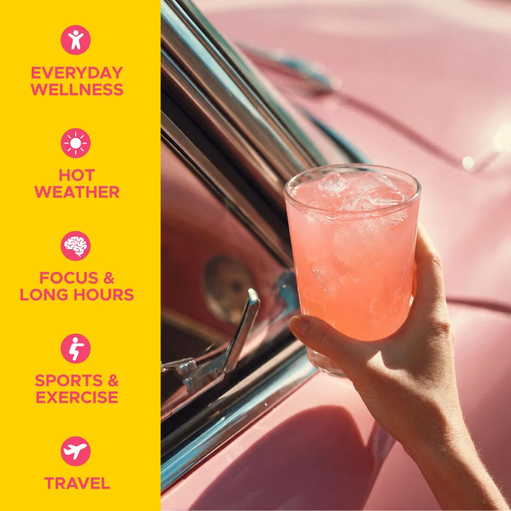 Oneshot Hydrate Electrolyte & Vitamin Drink Mix Grapefruit Snap (14 Sticks)
