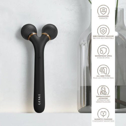Geske Sonic Facial & Body Roller 4 in 1 Gray