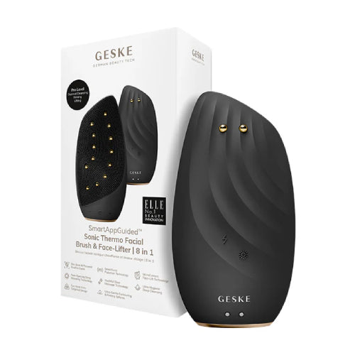 Geske Sonic Thermo Facial Brush & Face lifter 8 in 1 Gray