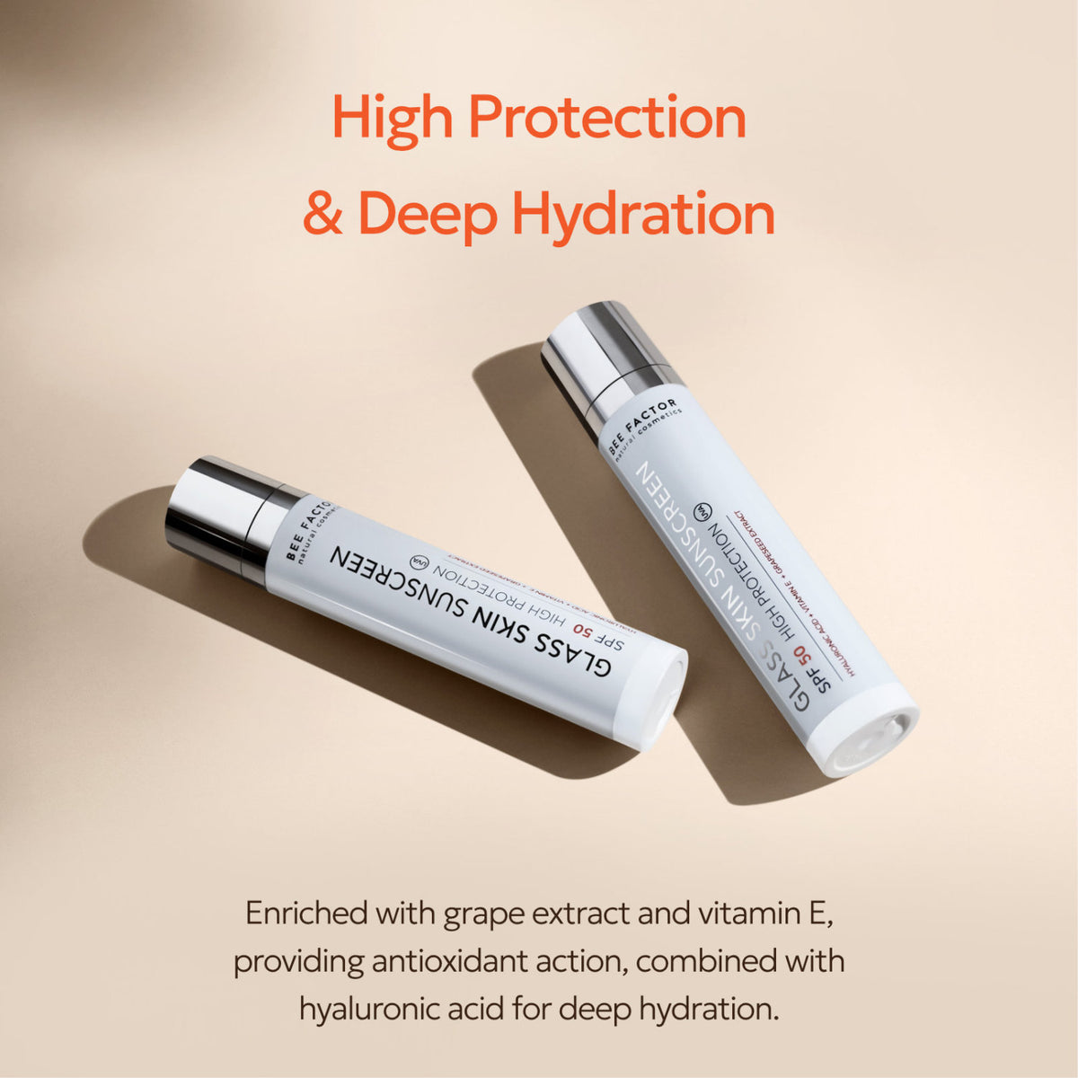 Bee Factor Natural Cosmetics Glass Skin Suncreen SPF 50