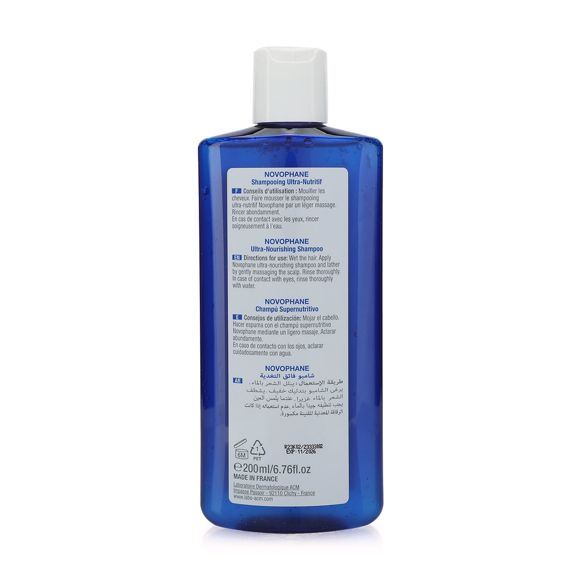 ACM Novophane Ultra-Nourishing Shampoo 200ml