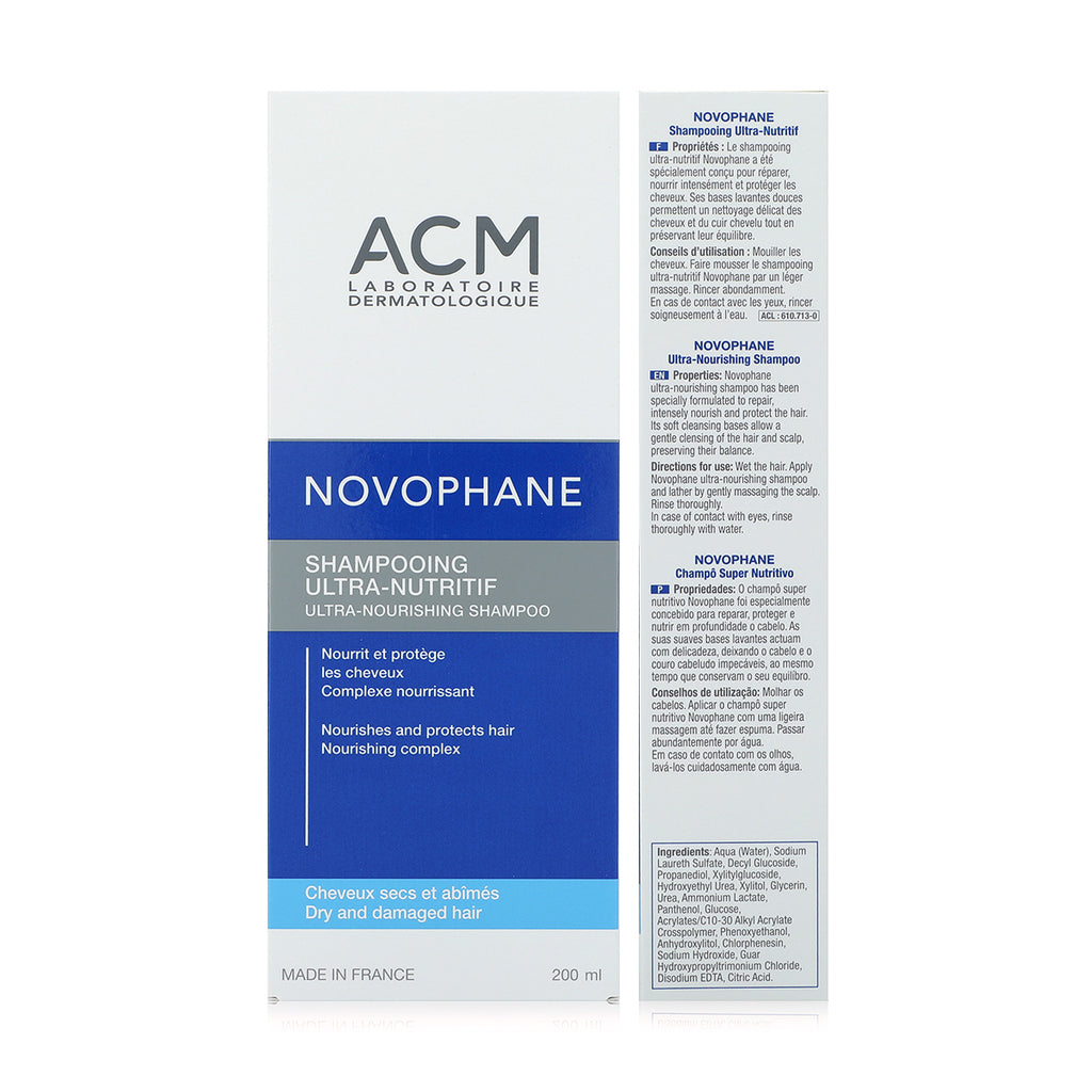 ACM Novophane Ultra-Nourishing Shampoo 200ml
