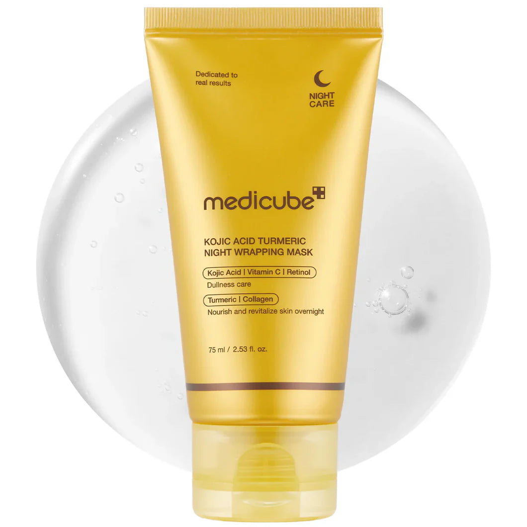 MEDICUBE Kojic Acid Turmeric Night Wrapping Mask collagen 75ml