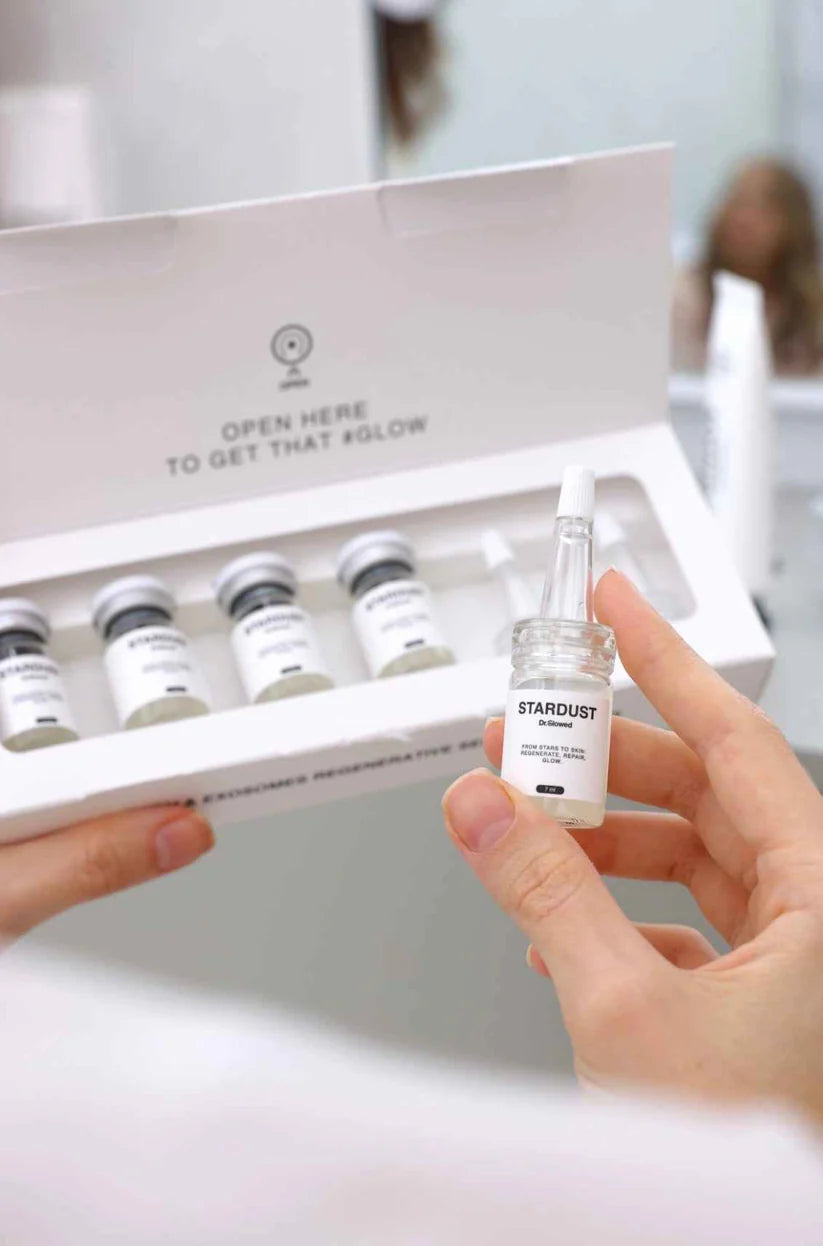 Dr.Glowed STARDUST Regenerative PDRN & Exosomes Face Serum Box - 4 ampoules x 7ml