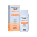 ISDIN Fusion Fluid sunscreen packaging on a white background