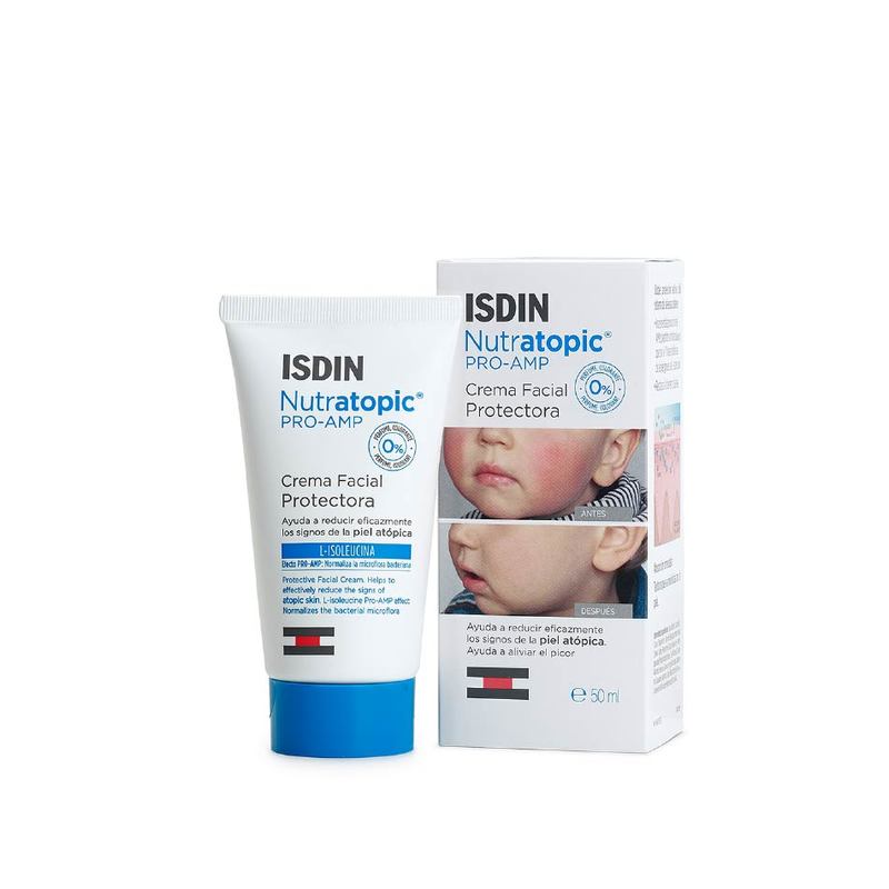 ISDIN Nutratopic cream tube and packaging on a white background