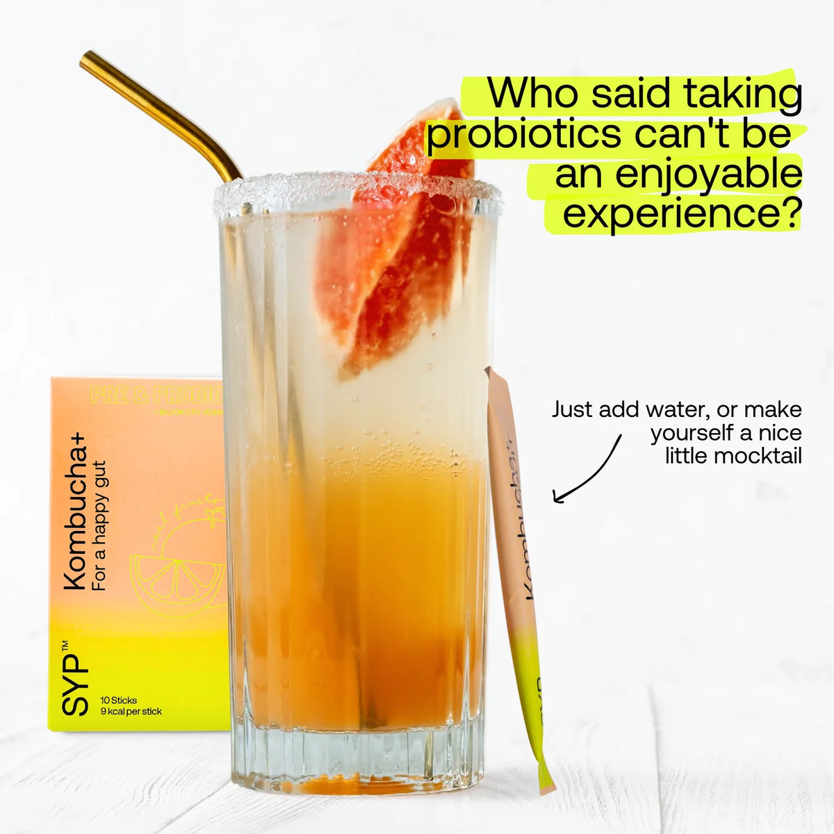 SYP Kombucha+ Grapefruit 10 sticks