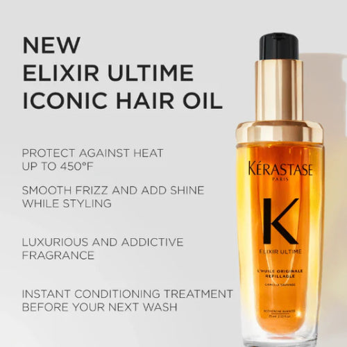 Kerastase Elixir Ultime L'Huile Originale Hair Oil Refillable 75ml