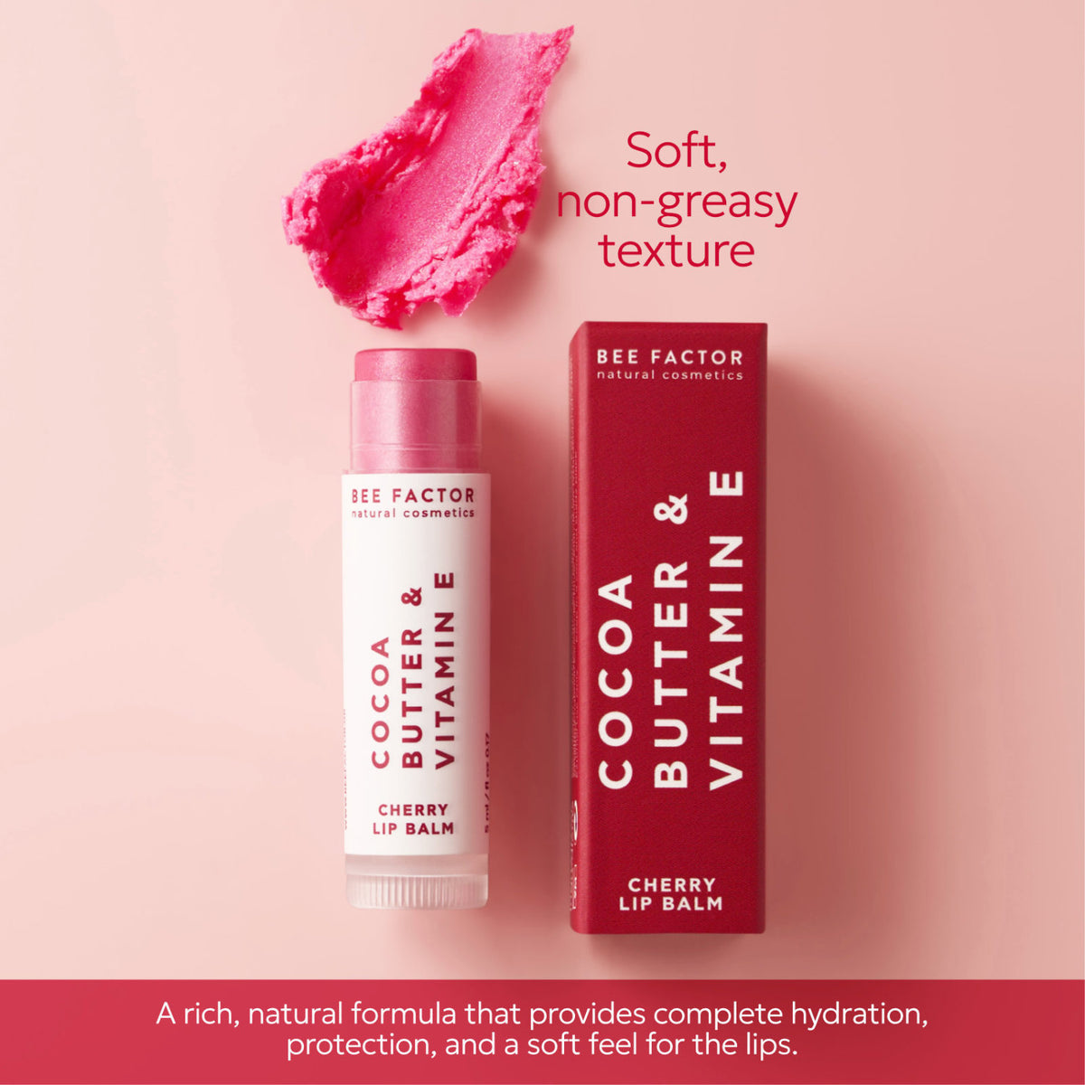 Bee Factor Natural Cosmetics Cherry Lip Balm 5ml