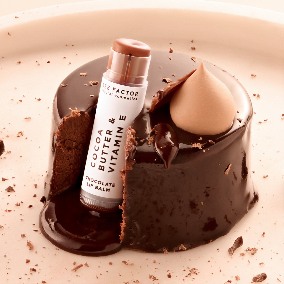 Bee Factor Natural Cosmetics Chocolate Lip Balm 5ml